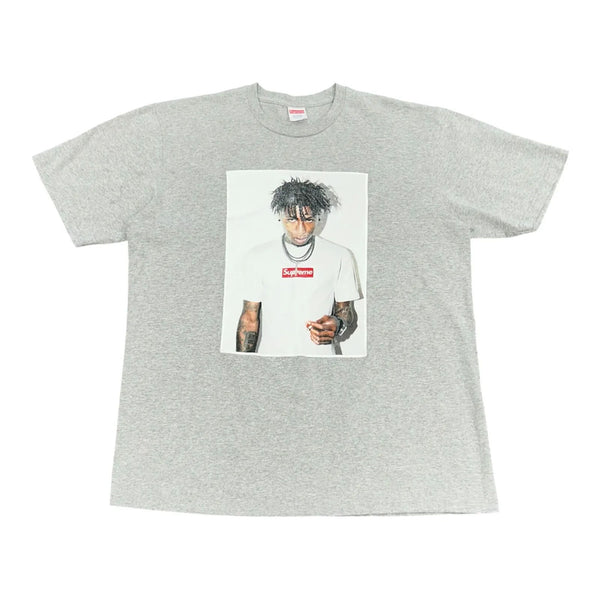 Supreme NBA Youngboy Tee Heather Grey - Preowned