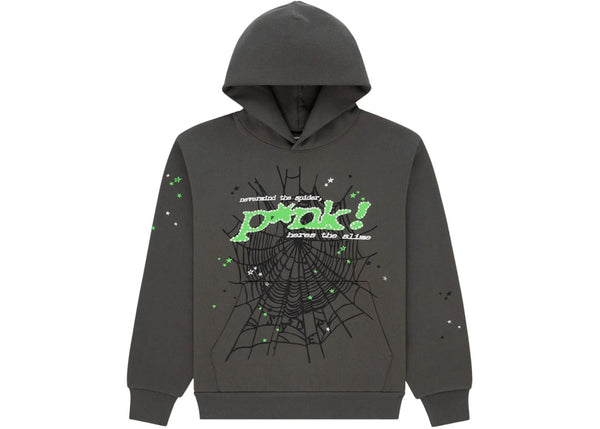 Sp5der Punk V2 Hoodie Slate