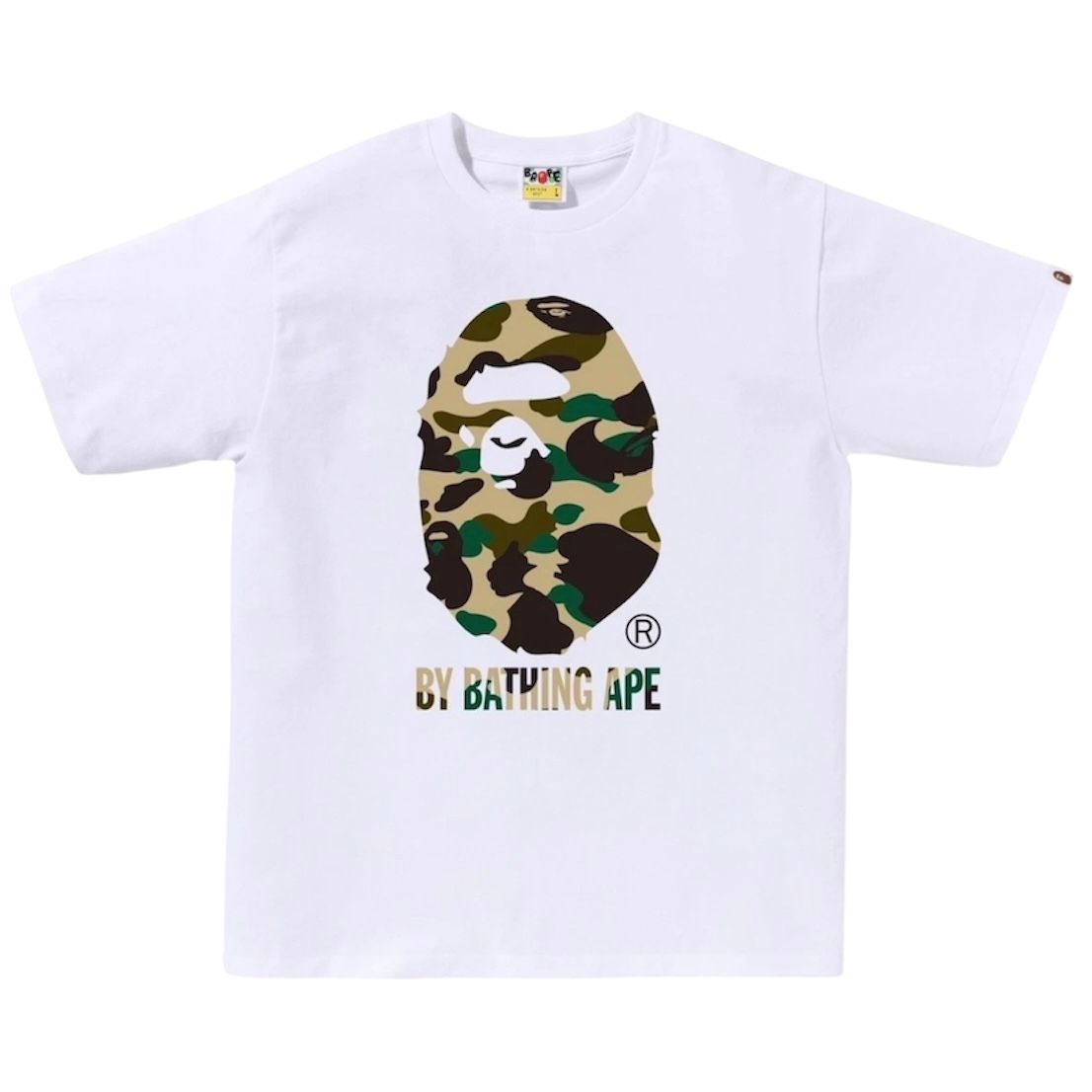 Bape 1st Camo By Bathing Ape Tee (White/Yellow)
