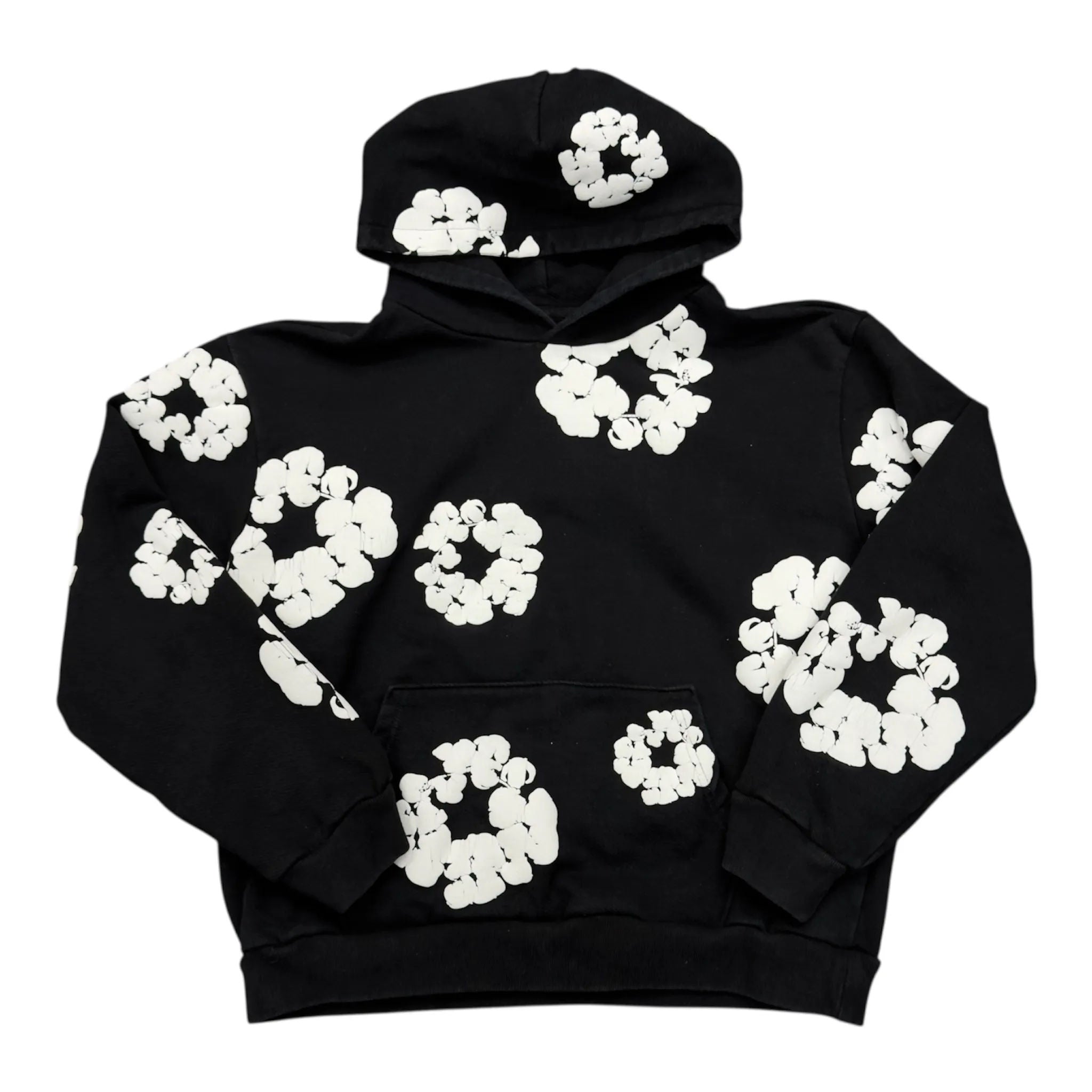 Denim Tears Cotton Wreath Hoodie (Black) - Preowned
