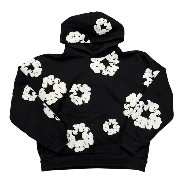 Denim Tears Cotton Wreath Hoodie (Black) - Preowned
