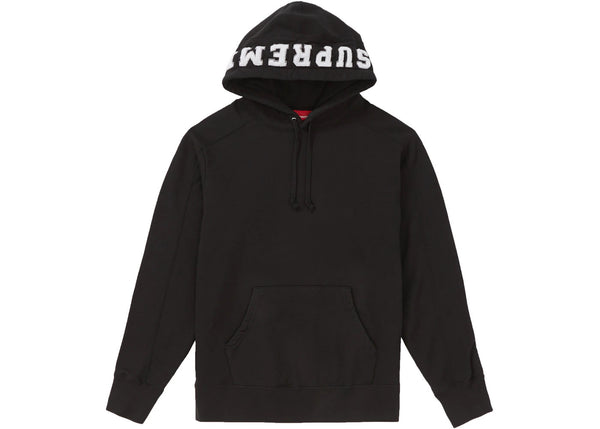 Supreme Paneled Hooded Sweatshirt Black - Preowned