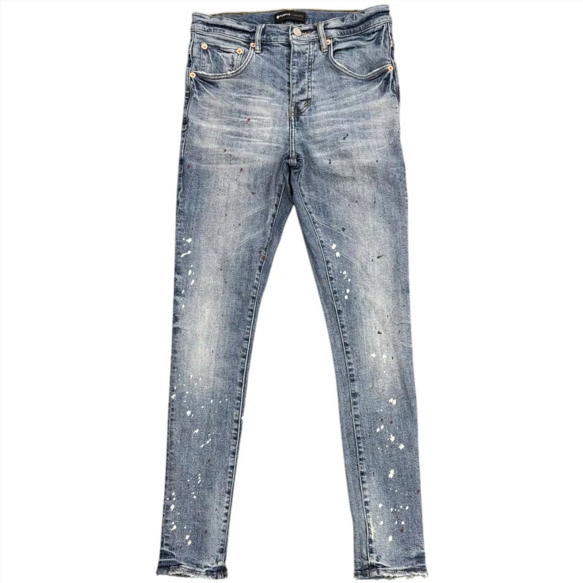 Purple Brand P.002 Paint Jeans (Medium Wash) - Preowned