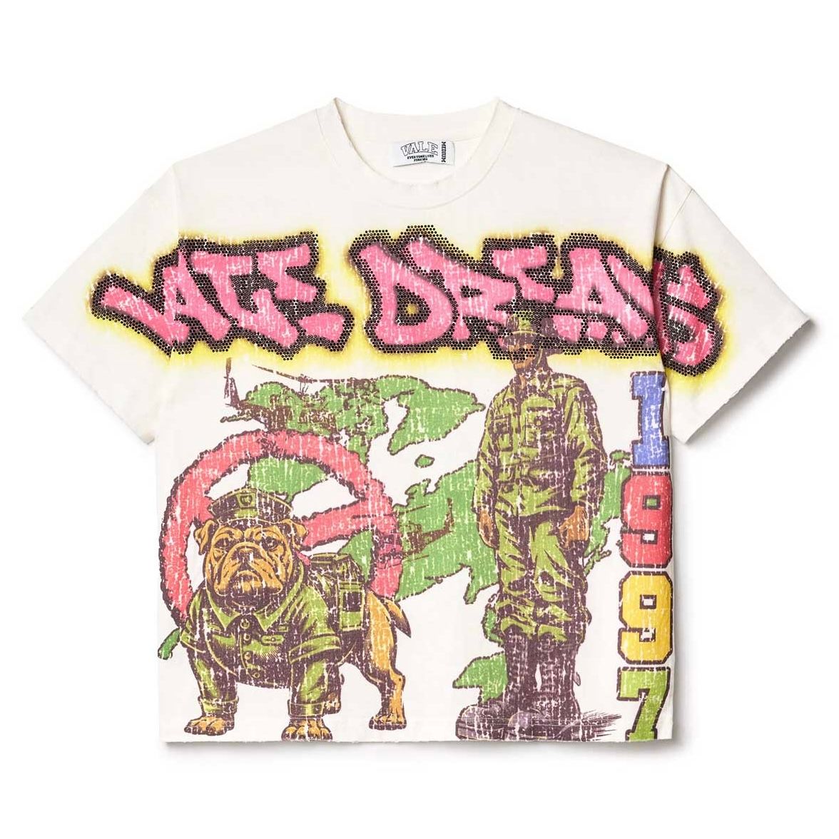 Vale Forever Bling Big Dog Tee White - Preowned