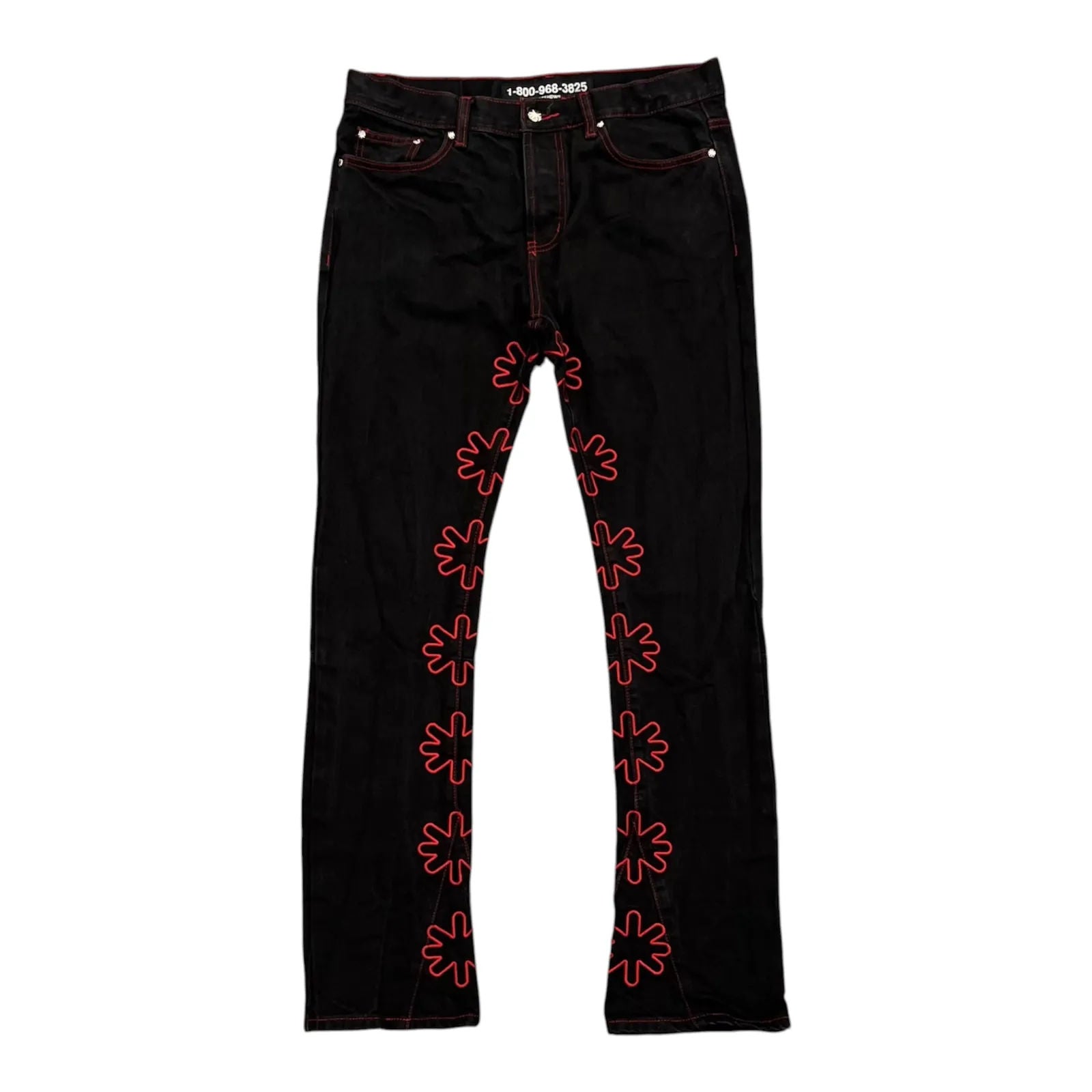 LOSTSHDWS Jeans (Black/Red) - Preowned