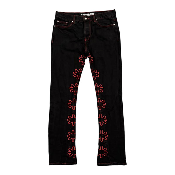 LOSTSHDWS Jeans (Black/Red) - Preowned