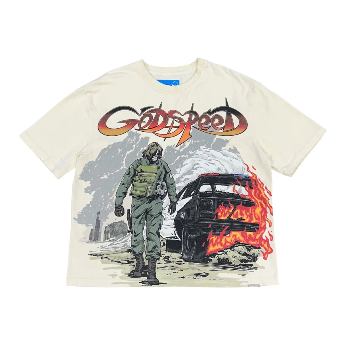 Godspeed Khaos Tee (Bone) - Preowned