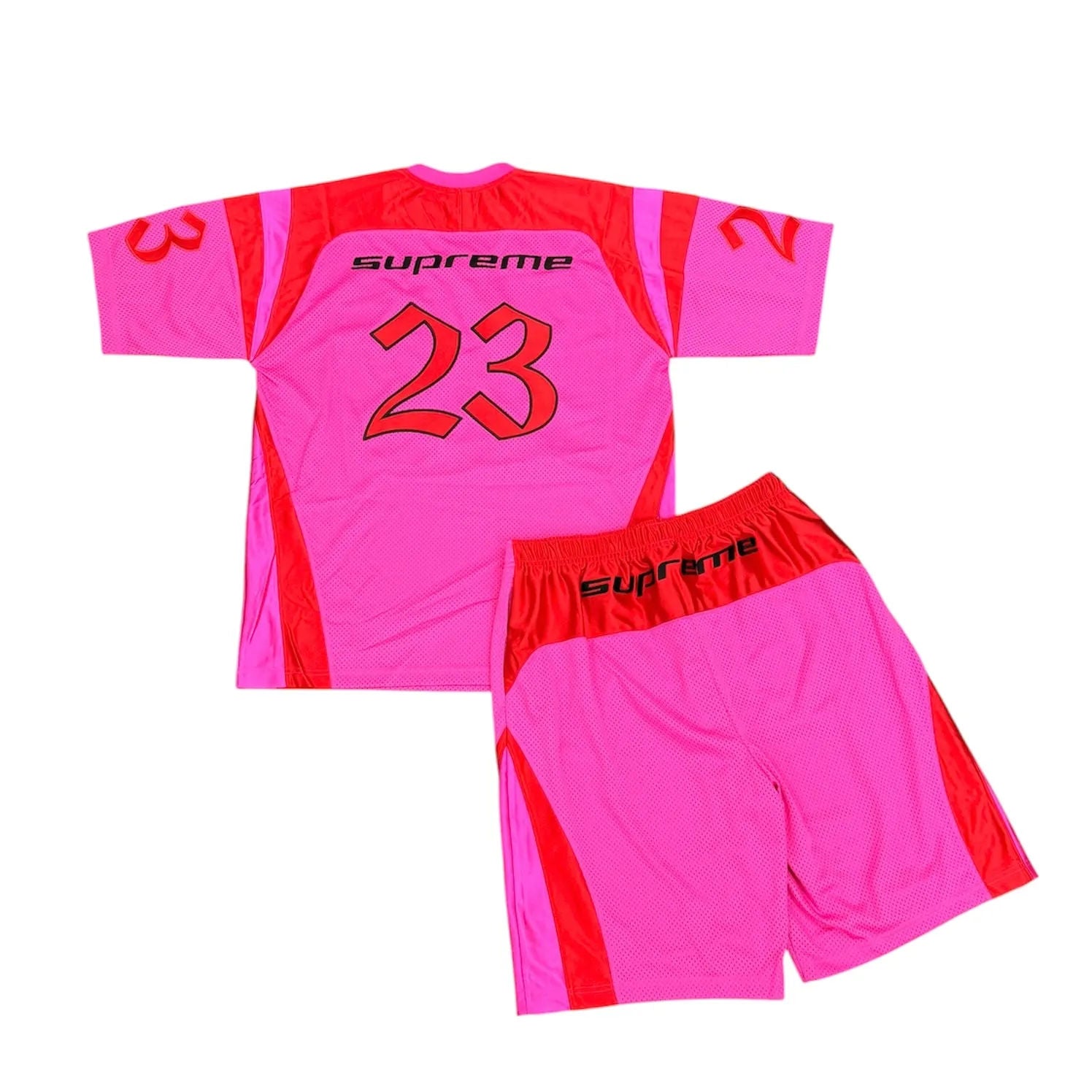Supreme Jordan Jersey/Shorts Set (Pink)