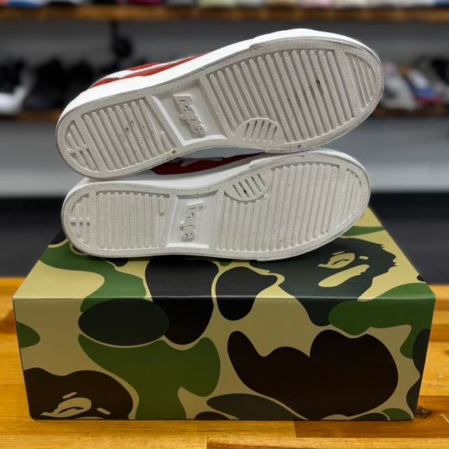 A Bathing Ape Mad Sta Red - Preowned