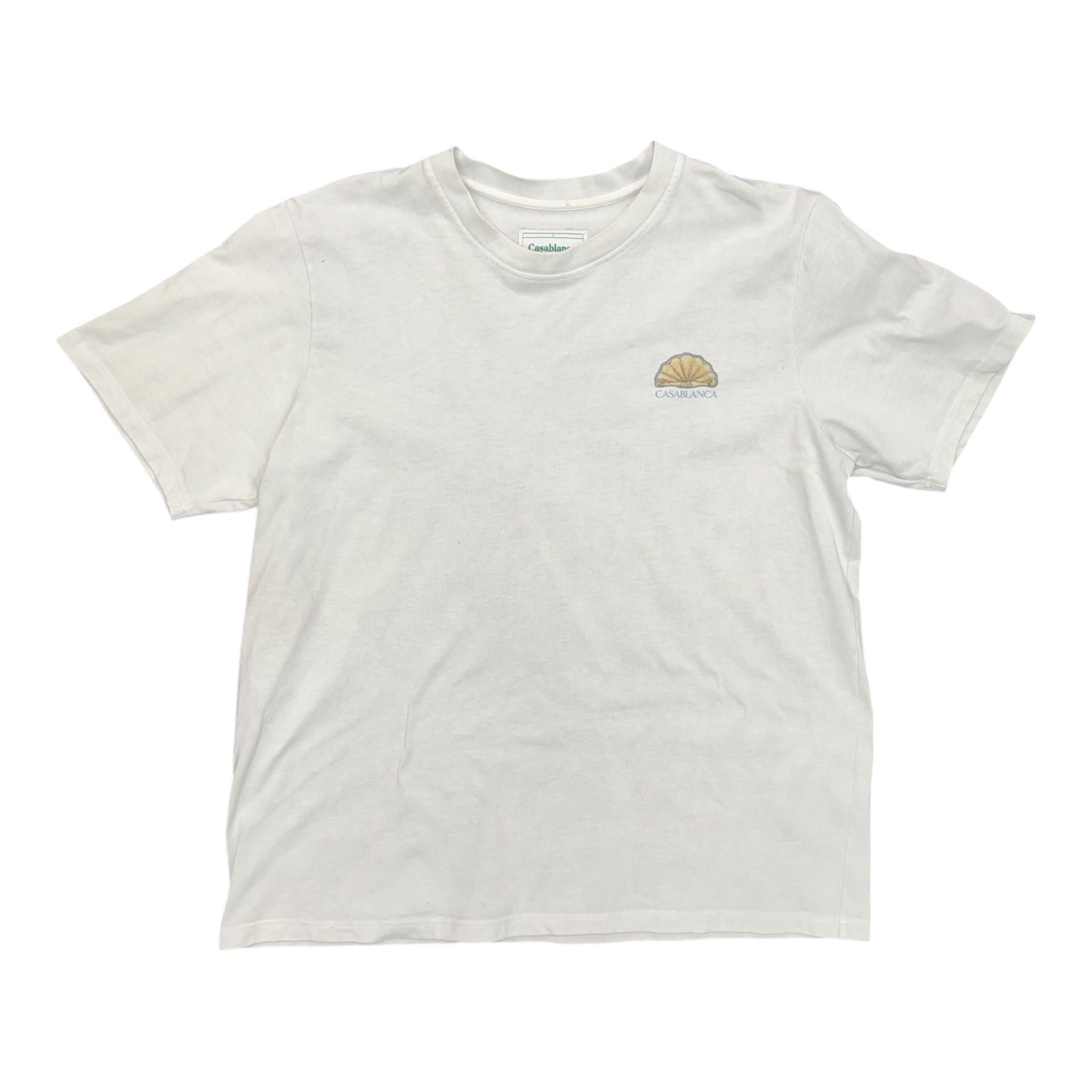 Casa Blanca Tennis Club Shell Tee (White) - Preowned