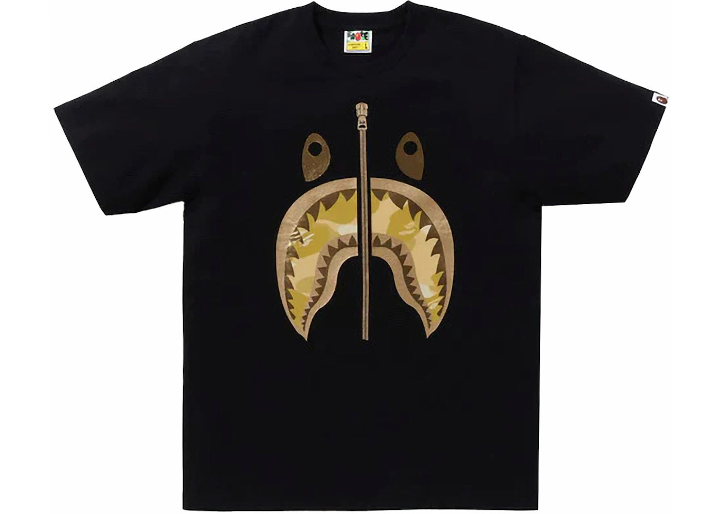 BAPE Color Camo Shark Tee (SS24) Black/Yellow