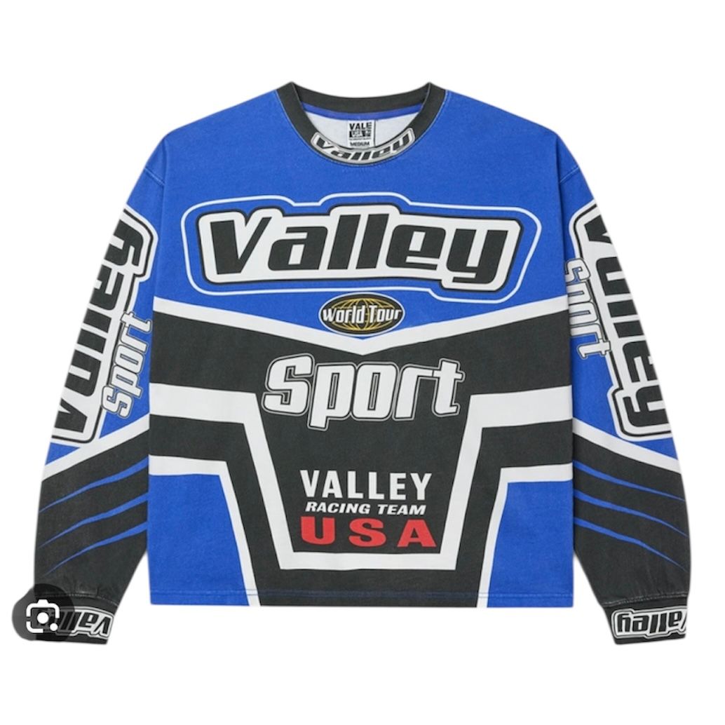 Vale Forever Motocroxxx L/S Tee (Black/Blue) - Preowned