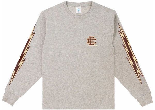 Eric Emanuel EE Long Sleeve T-Shirt Maroon/EE Bolts - Preowned