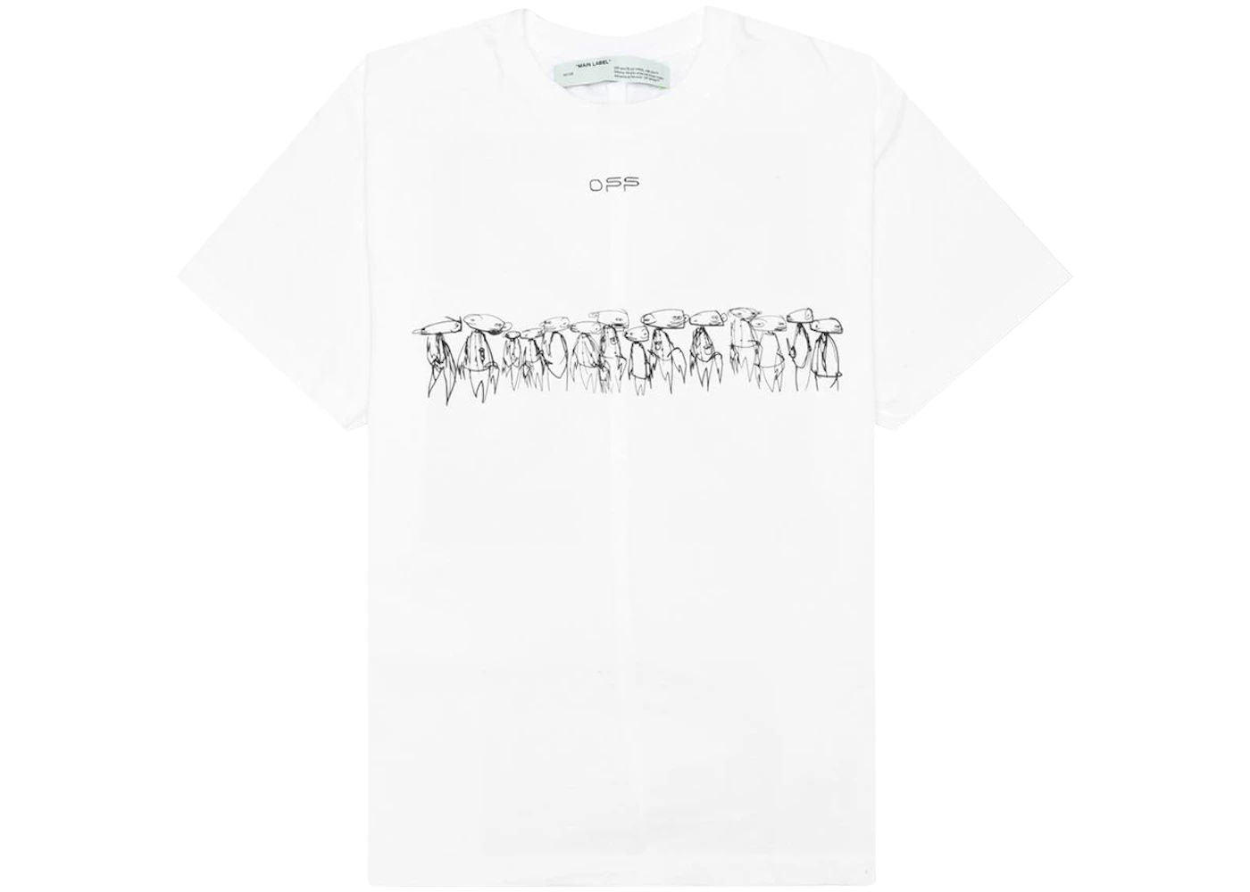 OFF-WHITE x Futura Oversized Fit Atoms T-shirt White/Multicolor