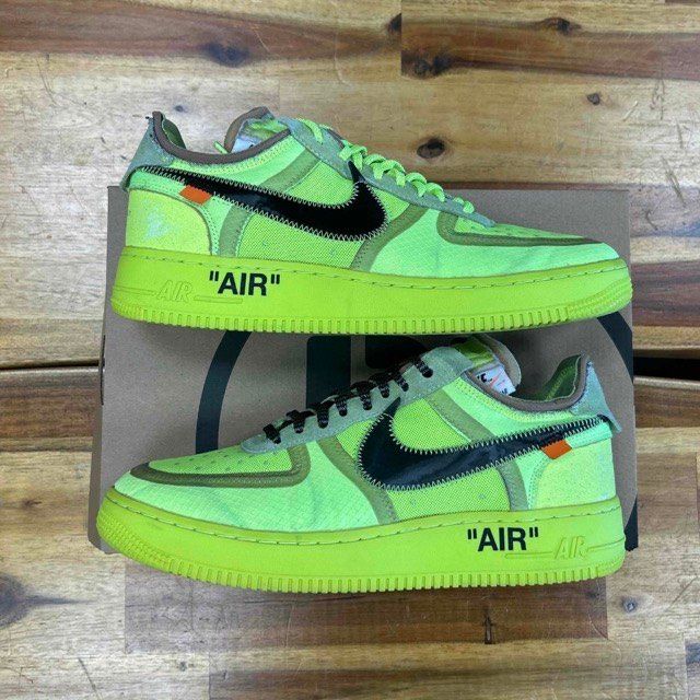 Nike Air Force 1 Low Off-White Volt - Preowned