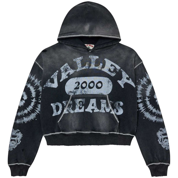 Vale Forever 2000 Spiral Pullover Hoodie (Black) - Preowned