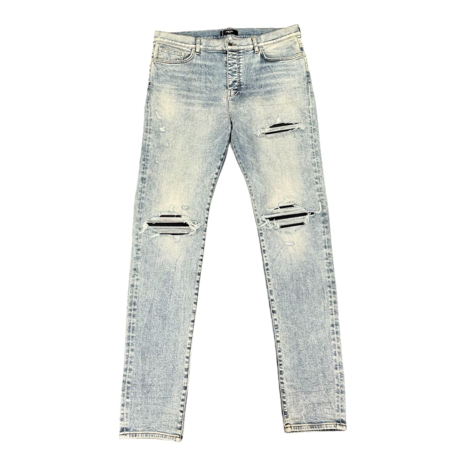 Amiri MX1 Black Distressed Jean (Washed Indigo)