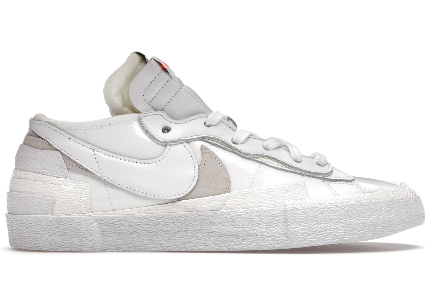 Nike Blazer Low sacai White Patent Leather - Preowned