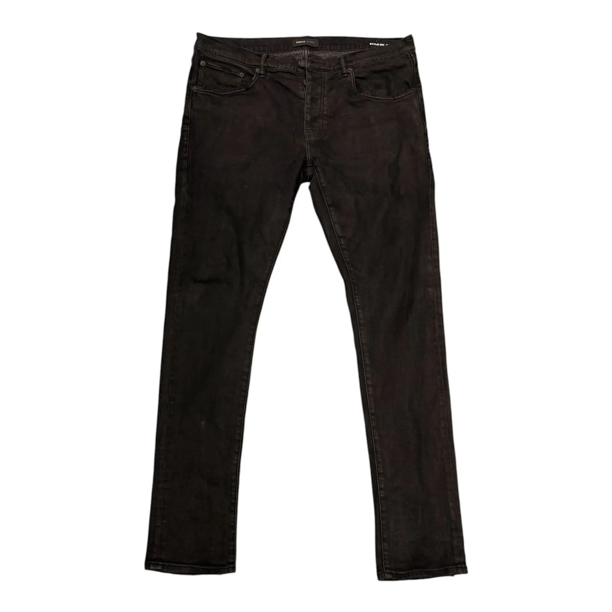 Purple Brand Waxed Jean (Black) - Preowned