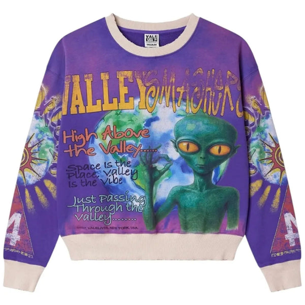 Vale Forever Space Alien Crewneck