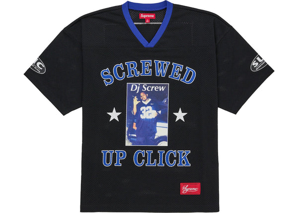 Supreme DJ Screw Football Jersey Black
