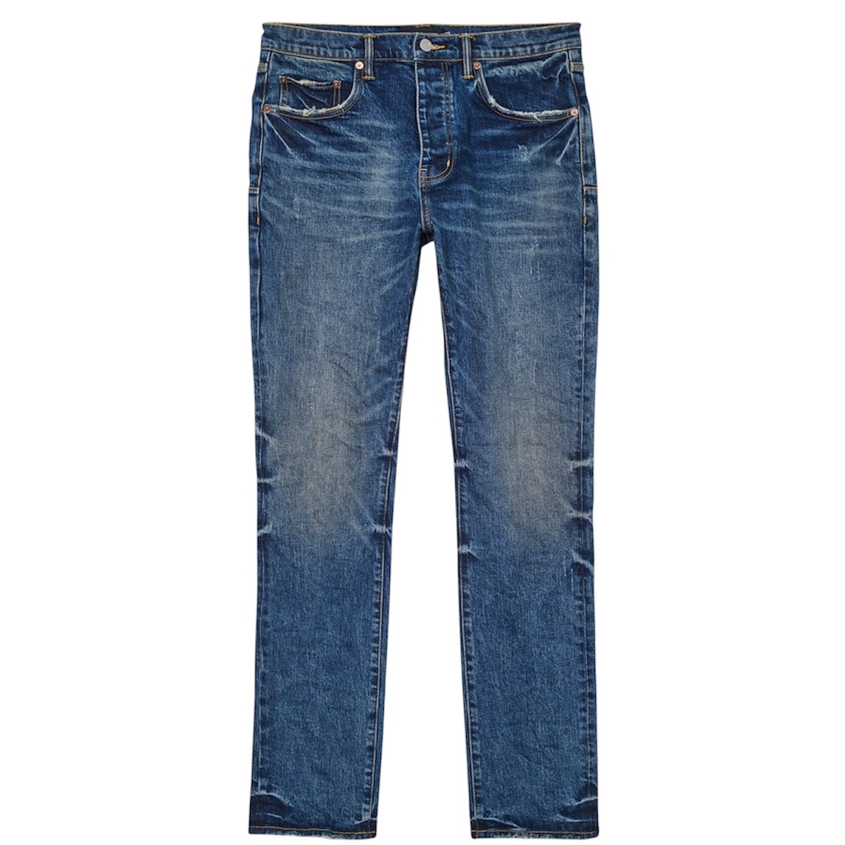Purple Brand Mid Indigo Aged Jeans - Preowned
