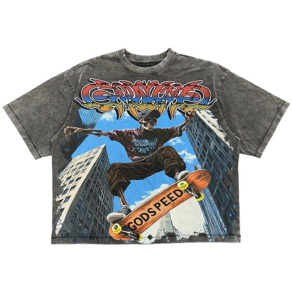 Godspeed Ollie Tee (Grey Wash) - Preowned