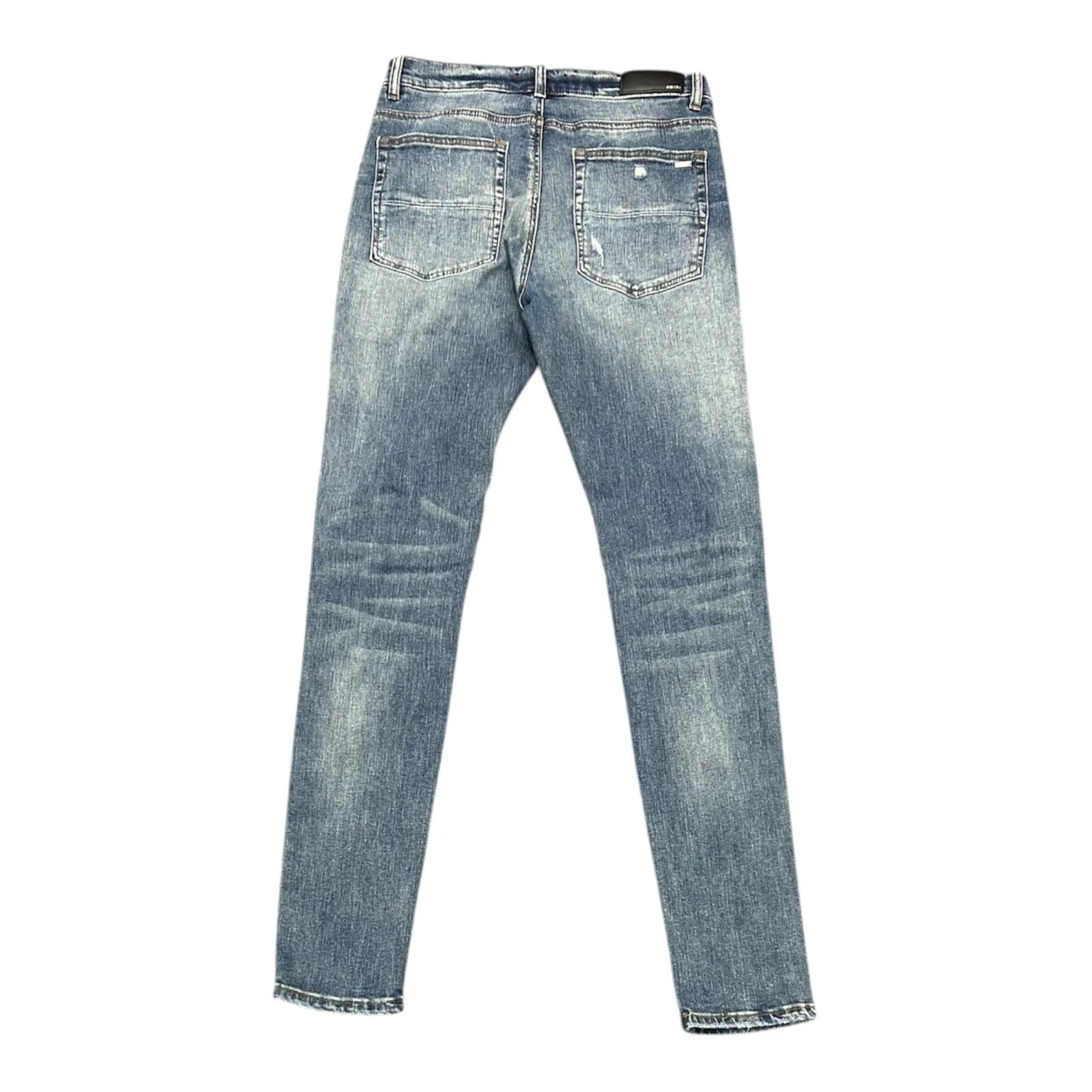 Amiri MX1 Black Leather Patch (Blue) - Preowned