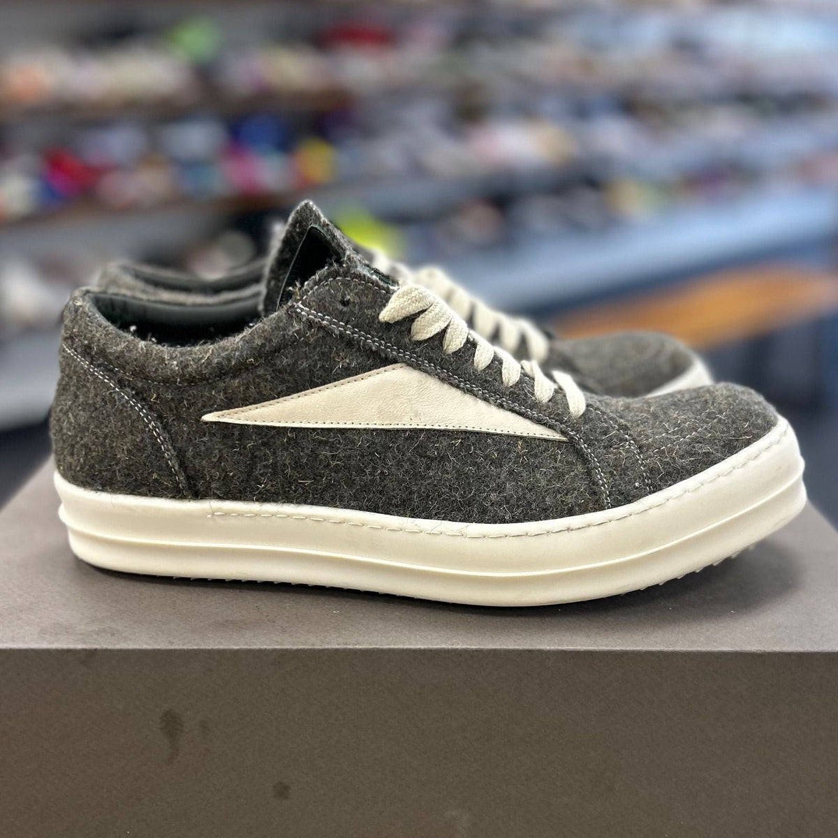 Rick Owens Concordians Vintage Low Bosco Suede - Preowned