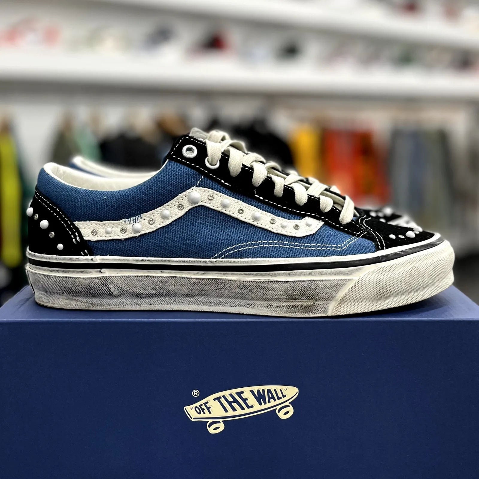 Vans LX Old Skool 36 Pearlized Pack Black Navy - Preowned