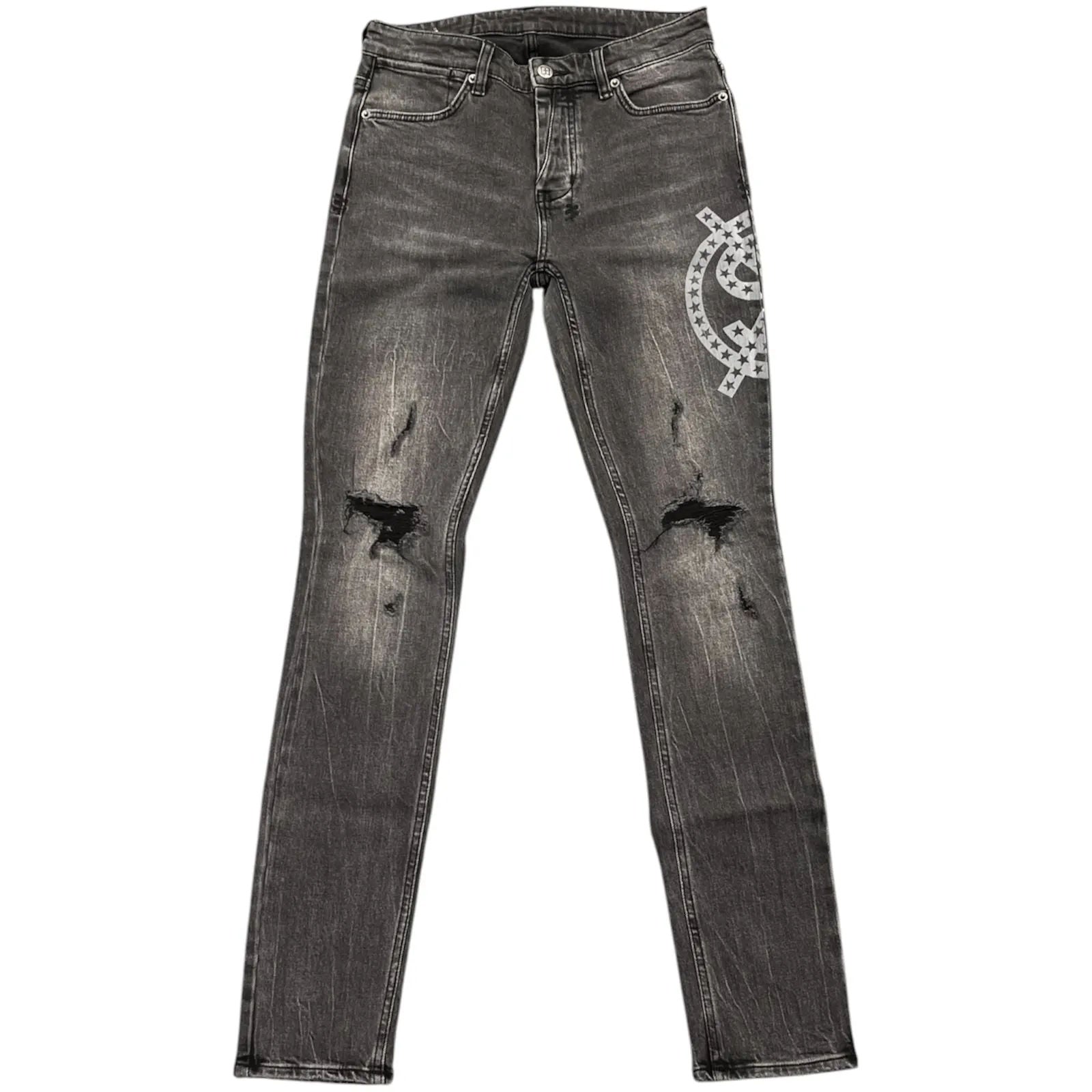 Ksubi Van Winkle Paradox Star Jeans (Black Wash) - Preowned