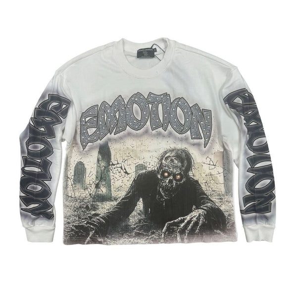 Mixed Emotion Resurrection Long Sleeve Tee (White)