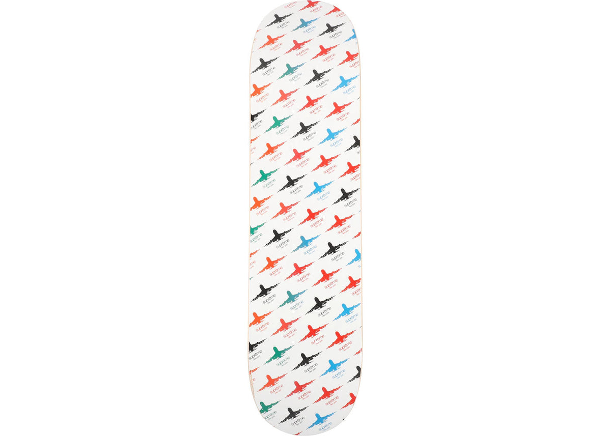 Supreme Planes Logo Skateboard Deck Multi