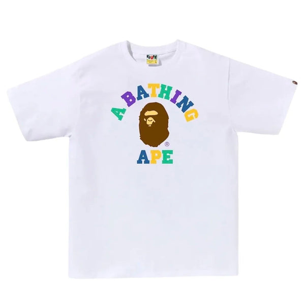Bape Color College Tee (White)