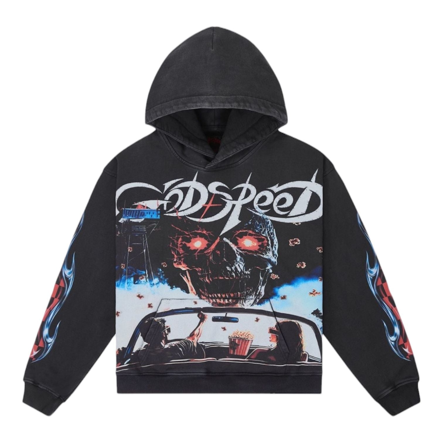 Godspeed Drive In Hoodie (Black Wash)