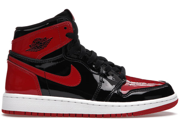 Jordan 1 Retro High OG Patent Bred (GS) - Preowned