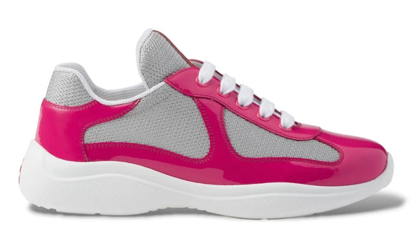 Prada America's Cup Biker Sneaker (Peonia)