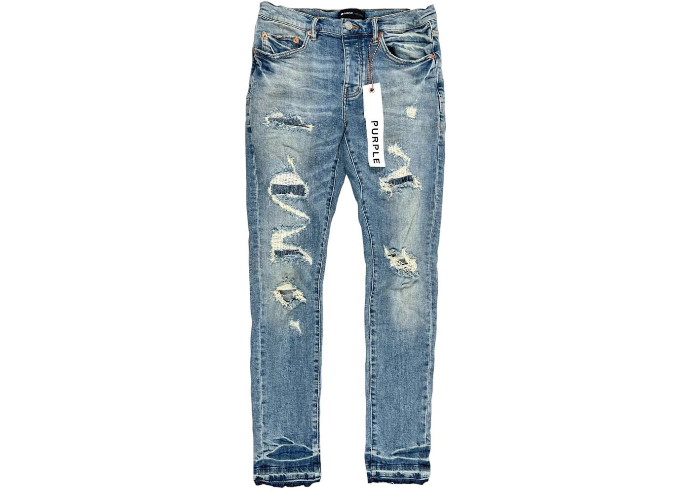 Purple Brand Light Indigo Vintage Jeans Light Blue - Preowned