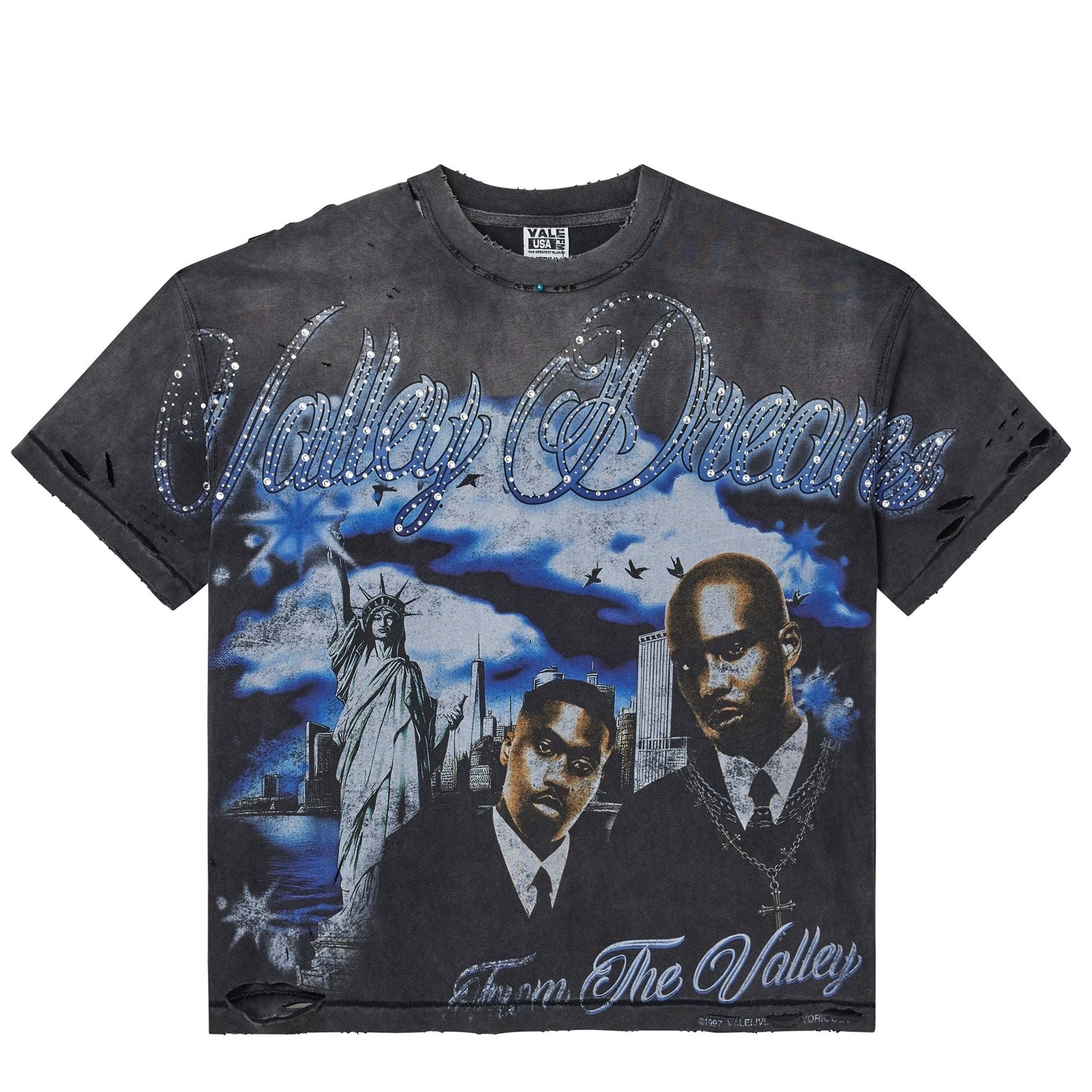 Vale Forever Godfather Bling T-Shirt Black