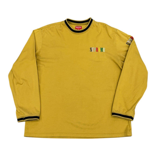 Supreme Multi Color Logo L/S Tee (Dark Gold) - Preowned
