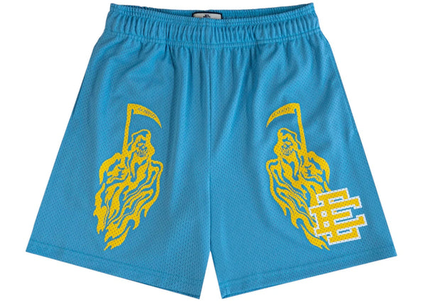 Eric Emanuel x Warren Lotas Short Carolina Blue/Yellow