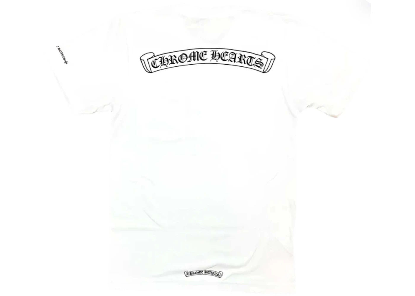 Chrome Hearts Scroll Logo Pocket Tee (White)