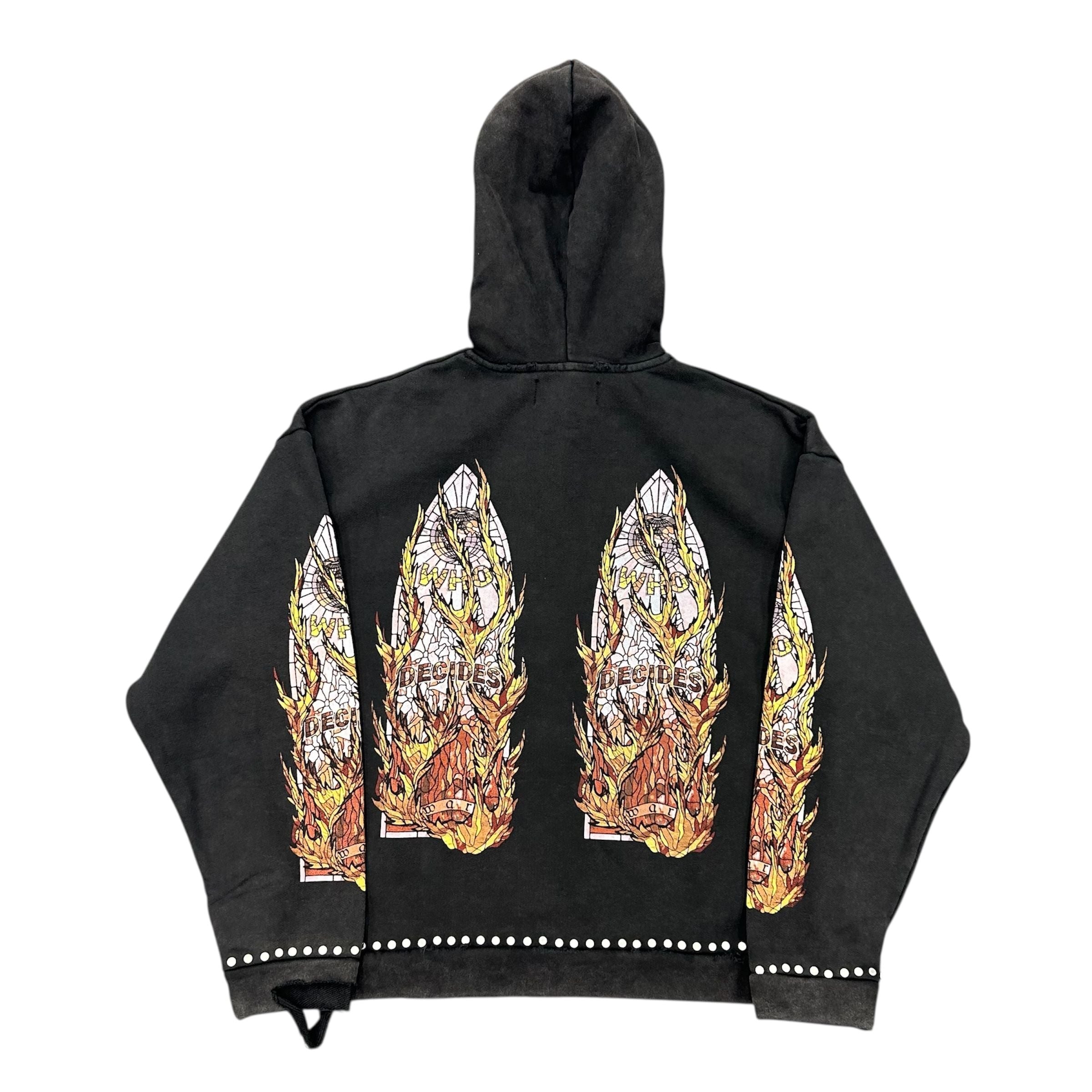 Who Decides War Hardware Hooded Pullover