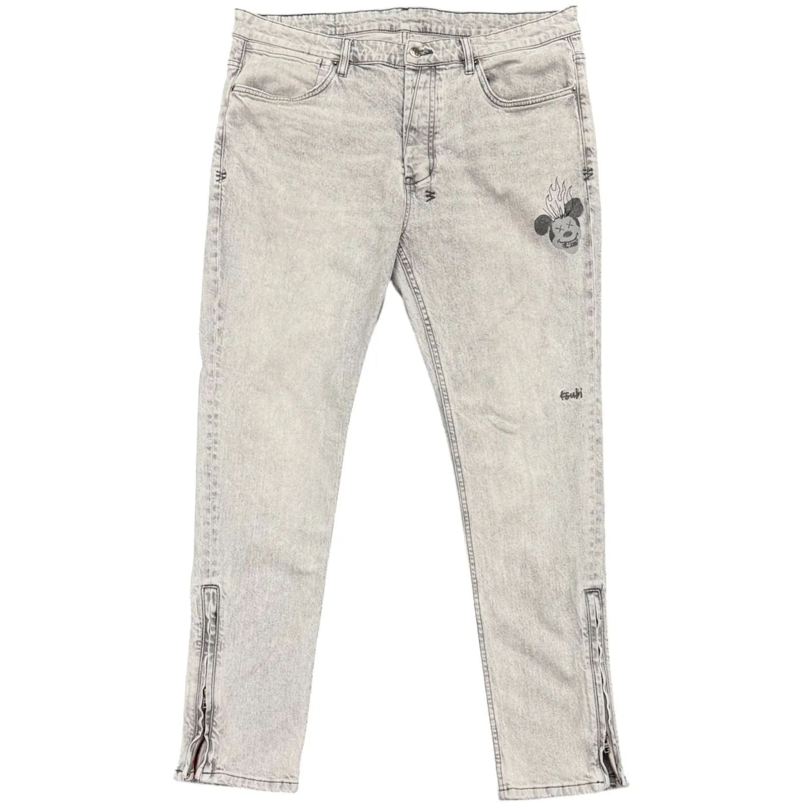 Ksubi Van Winkle Pluto Chamber Jeans (Grey) - Preowned