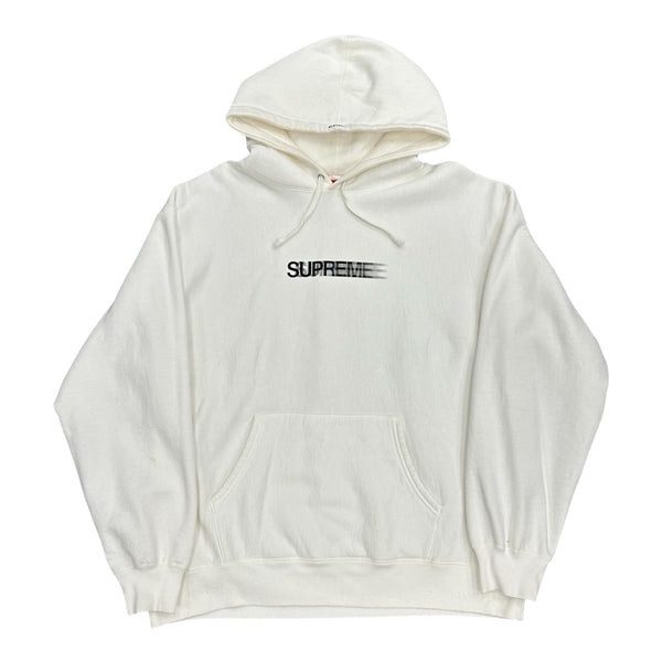 Supreme Motion Logo Hooded Sweatshirt (SS23) White