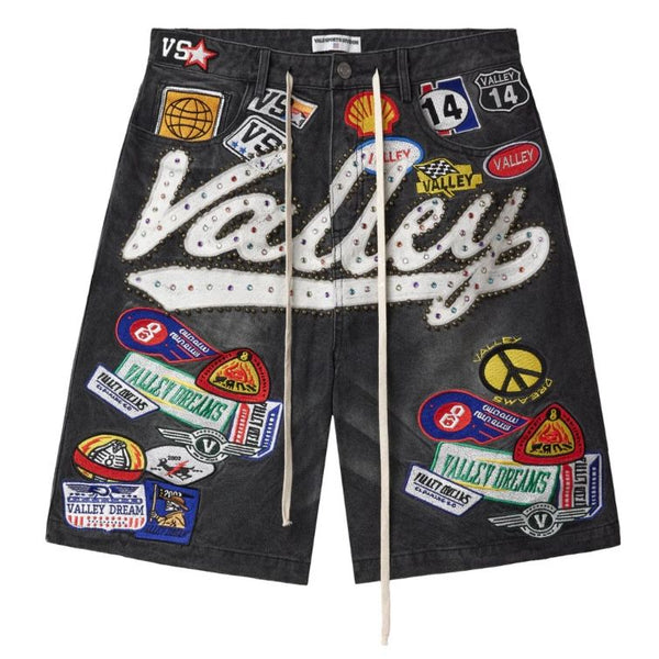 Vale Forever 1980s Jorts (Black Wash)