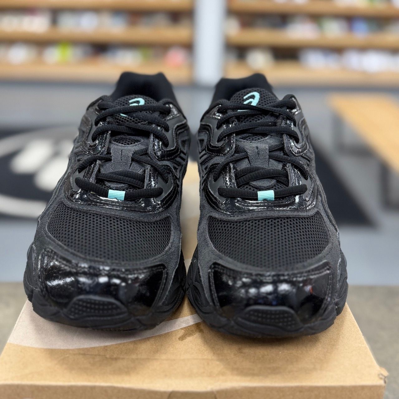 ASICS Gel-NYC Black Graphite Grey Light Blue - Preowned