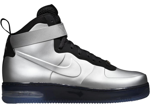 Nike Air Force 1 High Foamposite Silver - Preowned