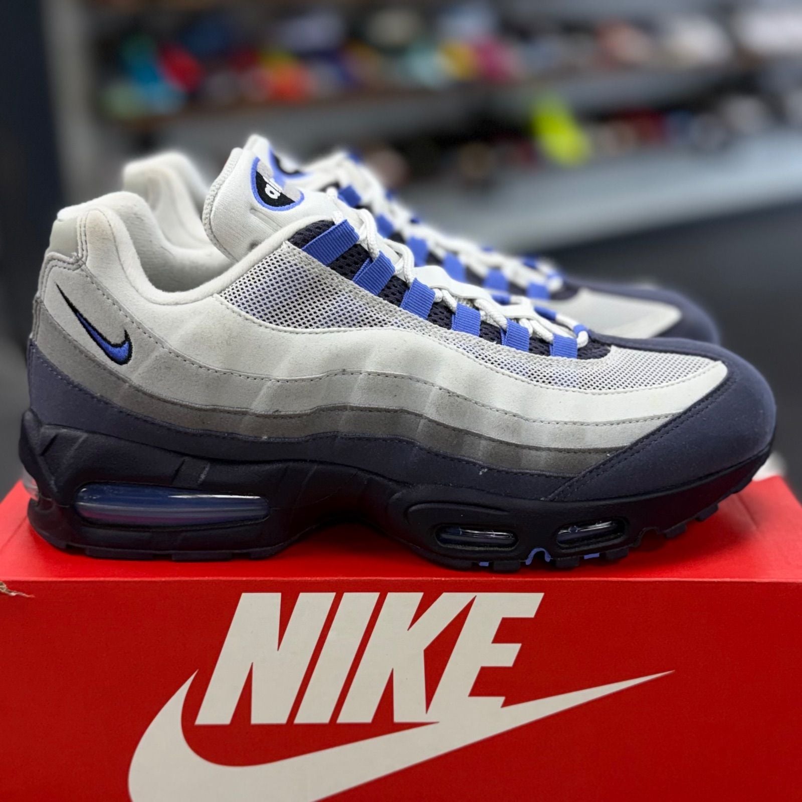 Nike Air Max 95 OG Big Bubble Photon Dust Purple Dynasty - Preowned