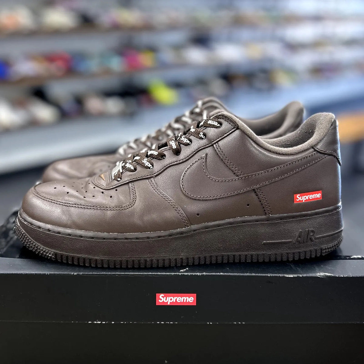 Nike Air Force 1 Low Supreme Baroque Brown - Preowned